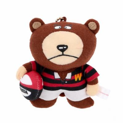 ワセダベアキーホルダー(ラグビー)｜早稲田グッズ