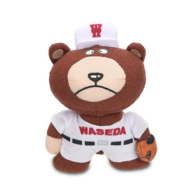 ワセダベアキーホルダー(野球)｜早稲田グッズ