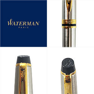 WATERMAN エキスパート エッセンシャル メタリックGT ボールペン 名入れ｜早稲田グッズ