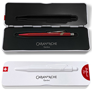 CARAN D'ACHE　849カラーマットX ボールペン　スリムパック入り｜早稲田グッズ