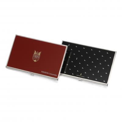 ステンレス名刺入れ｜早稲田グッズ