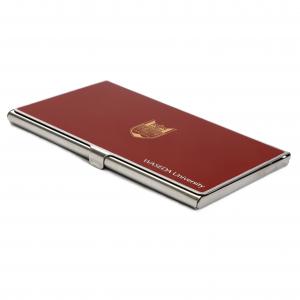 ステンレス名刺入れ｜早稲田グッズ