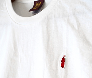Tシャツ 大隈銅像ミニワッペン｜早稲田グッズ