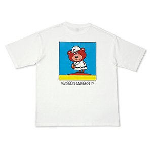 Tシャツ ワセダベアバックプリント(野球)｜早稲田グッズ