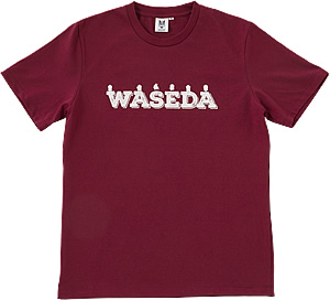 国産オリジナルTシャツ【WASEDA&ベアシルエット】｜早稲田グッズ