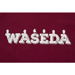 国産オリジナルTシャツ【WASEDA&ベアシルエット】｜早稲田グッズ