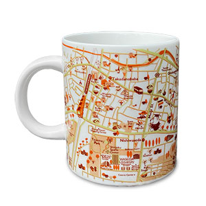 早稲田マップマグカップ【秋季限定カラー】｜早稲田グッズ