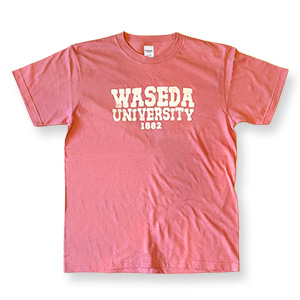 Tシャツ(掠れロゴ)｜早稲田グッズ