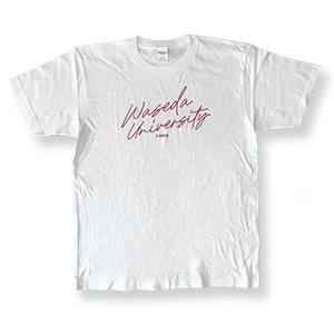 Tシャツ(手書き風ロゴ)｜早稲田グッズ