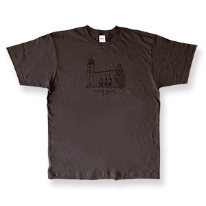 Tシャツ(大隈講堂イラスト)｜早稲田グッズ