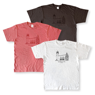 Tシャツ(大隈講堂イラスト)｜早稲田グッズ