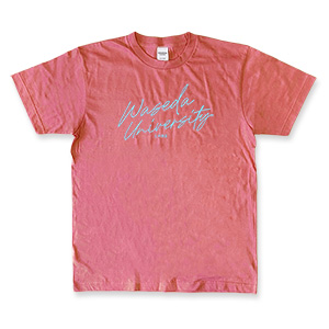 Tシャツ(手書き風ロゴ)｜早稲田グッズ
