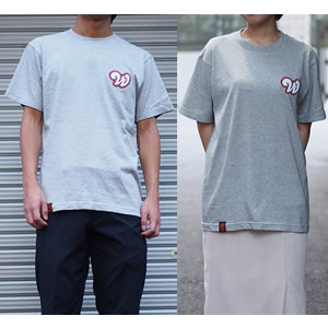 WワッペンTシャツ｜早稲田グッズ