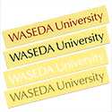 WASEDA Universityカッティングステッカー