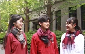 オリジナルウールマフラー｜早稲田グッズ