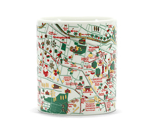 早稲田マップマグカップ【冬季限定カラー01】X'mas｜早稲田グッズ