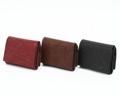イタリアンレザー コンパクト財布｜早稲田グッズ