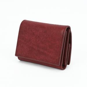 イタリアンレザー コンパクト財布｜早稲田グッズ