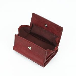 イタリアンレザー コンパクト財布｜早稲田グッズ