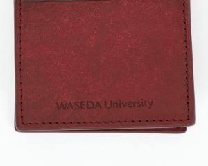 イタリアンレザー コインケース｜早稲田グッズ
