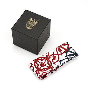 大隈講堂鉄扉柄スリムスカーフ｜早稲田グッズ