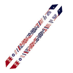 大隈講堂鉄扉柄スリムスカーフ｜早稲田グッズ